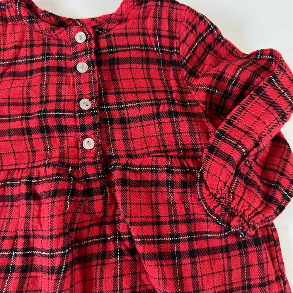 Mes Petites Cailloux Plaid Bubble Short Set